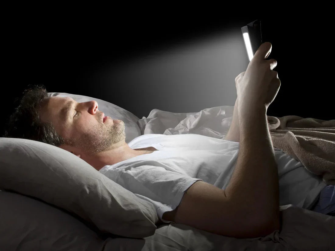 Blue light. It ruins your sleep.