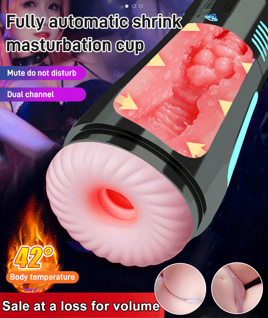 [Discreet Shipping] YUNPSO™ fully automatic collapsible decompression cup, no need to hold it in your hand!