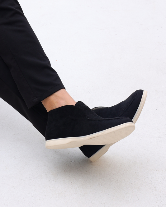Mocasines altos de ante Old Money
