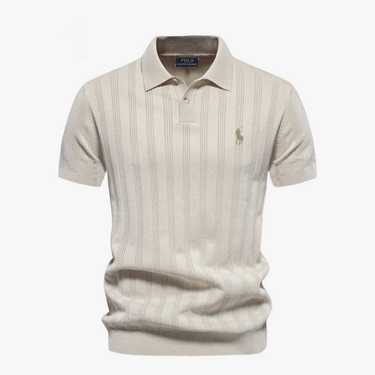 Polo de punto texturizado R&amp;L™