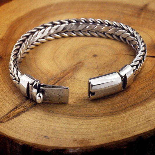 Pulsera Vintage - Plata 925 (9mm)