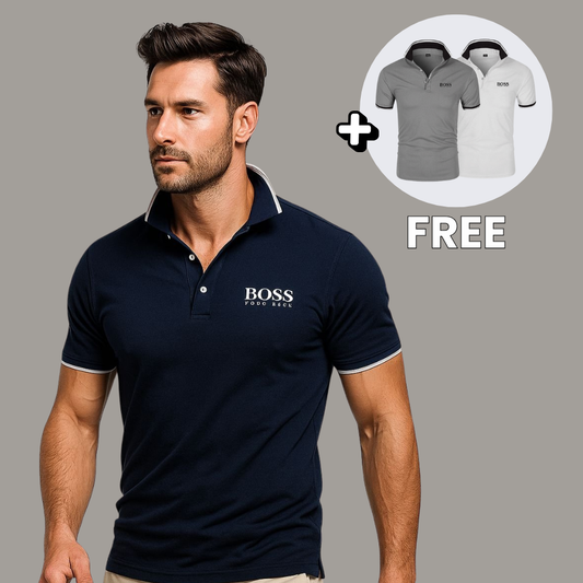 Set Luxury Polo Collar Shirt (Buy 1, Get 3 Free)