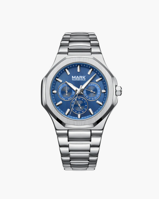 Reloj de acero inoxidable (resistente al agua)