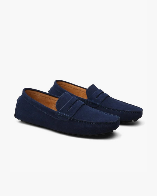 Mocasines de ante para conductor